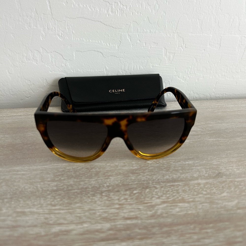 Authentic CÉLINE Tortoise Gradient Sunglasses - Picture 7 of 8